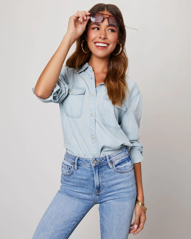 Camisa Jeans Feminina Navam